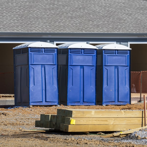 do you offer hand sanitizer dispensers inside the porta potties in Cohasset